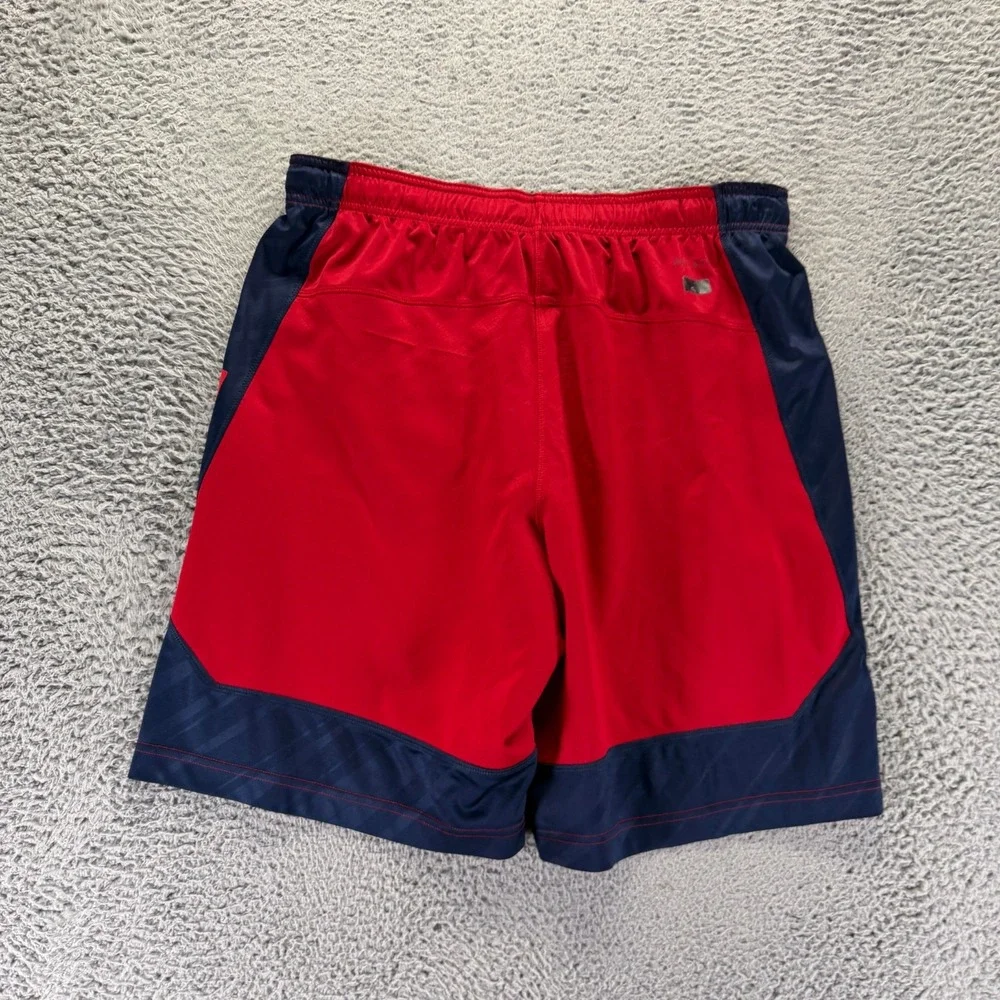 Nike Dri-Fit Shorts Mens L Red Athletic Washington Nationals MLB Baseball Sports